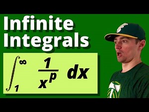 IMPROPER INTEGRALS AND INFINITE INTEGRALS | How to find the integral from 1 to infinity of 1/x^p dx