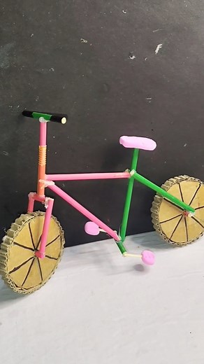 Handmade Mini Bicycle Craft #shorts #craft #miniature