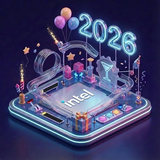 🎆 迎接 2026，用智慧開啟更多可能 Intel 將持續以科技力量，讓每一刻都更高效、更精彩。 願新的一年充滿靈感與能量，用科技突破屬於自己的無限未來🚀 #Intel #IntelInside | Intel