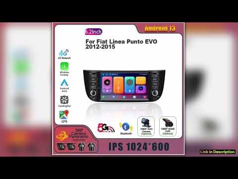 Android 13 For Fiat Linea Punto EVO 20122015 Radio Multimedia Wireless Multimedia Wireless Carplay