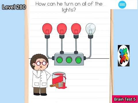 Brain Test All Star IQ Boost Level 280 Solution Gameplay | Puzzle Walkthrough