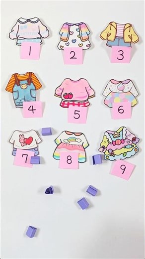 귀욤발랄💕 랜덤코디 #random #paperdolls #shorts #종이인형 #종이구관