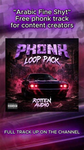 "Arabic Fine Shyt" Free for profit phonk beat - Rotten Audio #freebeats #shorts