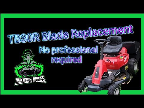 TB30R Blade Replacement: No professional required!
