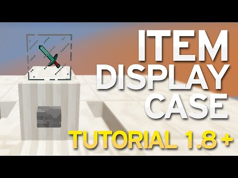 Minecraft (1.8+) - Item Display Case + Tutorial