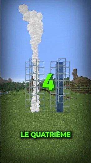 The uses of geysers in Minecraft! 👌