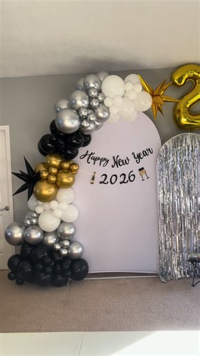 New Year's Balloon Arch Ideas for 2026 Celebrations