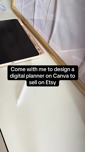 Create a Digital Planner on Canva for Etsy Sales