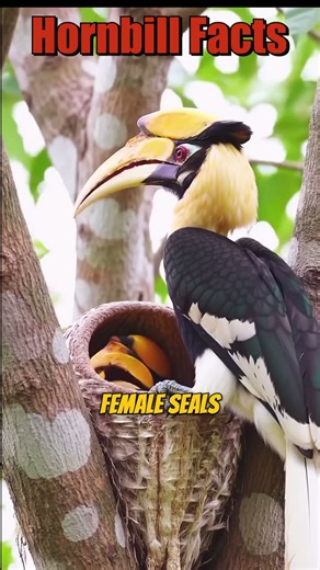 Hornbill Facts (Incredible and rarely seen bird) #facts #animals #hornbilltv