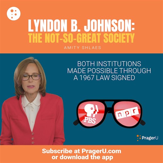 Lyndon B. Johnson promised to "cure" poverty, but his Great Society programs did anything but. From entitlements like Medicare and Medicaid to public housing and food stamps, these programs built a mountain of debt while failing to solve the poverty crisis. See why the results weren’t so "great." Watch now at PragerU. | PragerU