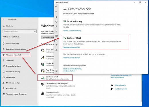 Secure Boot - sicherer Start unter Windows aktivieren