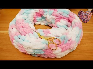 Kuschel Loop Schal OHNE Häkeln & Stricken | Super einfach & schnell