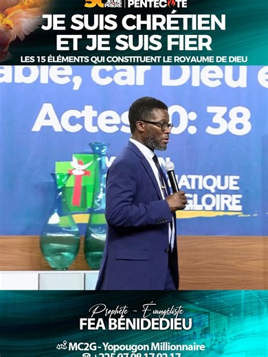 Pourquoi dois-tu être fier d’être chrétien ? #feabenidedieu #50jours #jeûneetprières #delapâquesàlapentecôte #lumière #destinée