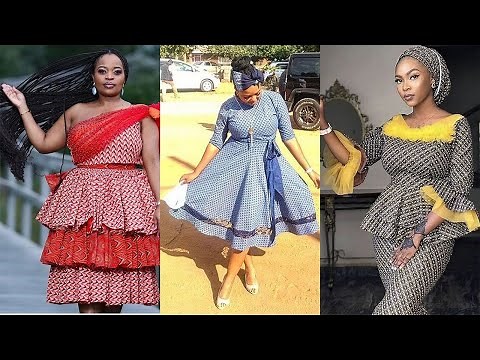 Shweshwe Dresses 2024 for Ladies|| Perfect Torch Dress Collections for South African Ladies