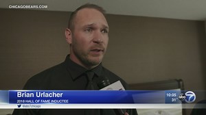 Chicago Bears linebacker Brian Urlacher elected to Pro Football Hall of Fame