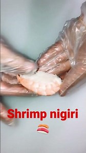 How to make shrimp nigiri sushi