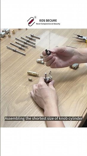 How to assemble the master key cylinder modular system - knob cylinder Part 1