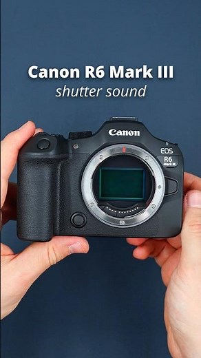Canon R6 Mark III Shutter Sound | Single vs. 12 FPS Burst