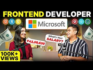 How She Hired as Frontend Developer in Microsoft - Step by Step to Crack Product Companies in 2025