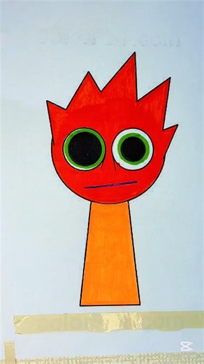 Sprunki with Red Heads 🔥 #drawing4kids #art #colors #colorfulletters #like #youtubeshorts