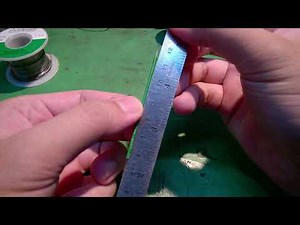 How to make a perfectly straight breadboard wires.