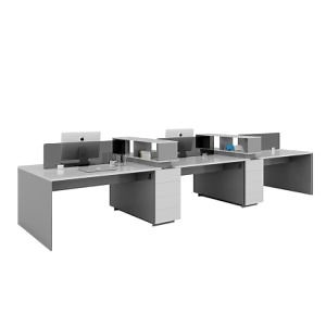 [Hot Item] High-End Office Furniture 6 Person White Workstation Computer Desk