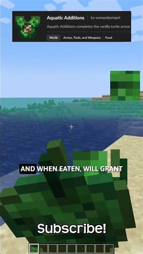 What If Minecraft Had Turtle Apples And Golden Fish?!