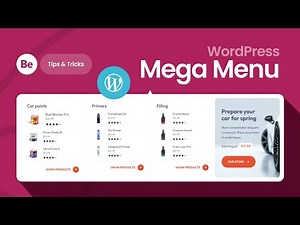 How to build Mega Menu on your WordPress website?
