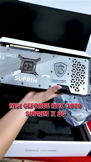 HACOM mới về siêu phẩm GeForce RTX 3070 SUPRIM X 8G Full box #hacom #shorts