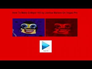 How To Make G-Major 103 By Joshua Marson On Vegas Pro