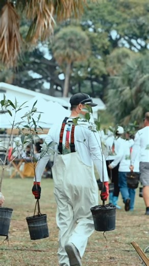 MANG® on Instagram: "Planting at Jupiter Lighthouse is bigger than one tree, it’s a long game for the shoreline. Every planting adds structure, stabilizes the edge, and starts building habitat that baitfish, crustaceans, and oysters can move into fast, then stack generations on top of. Proud to be partnered with the Bureau of Land Management and the Jupiter Lighthouse Outstanding Natural Area on this restoration effort, and grateful for everyone who shows up and puts in the work. If you want in