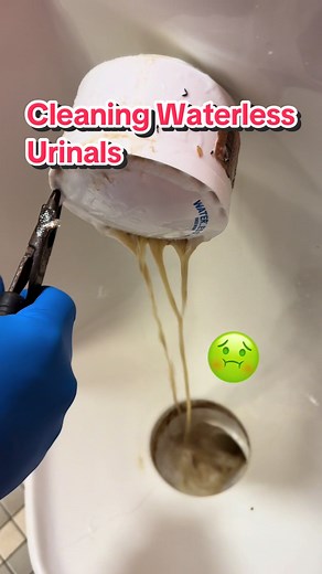 Cleaning Waterless Urinals: A Stinky Experience