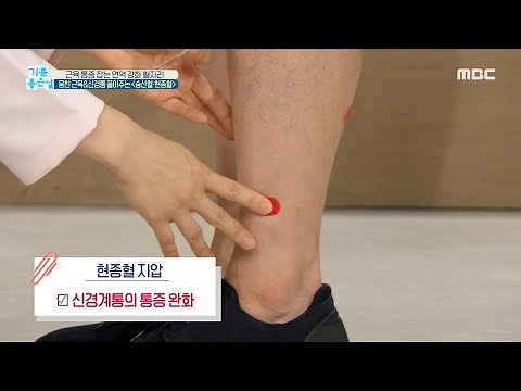 [기분 좋은 날] 뭉친 근육 & 신경통 풀어주는 ＜승산혈·현종혈＞ MBC 200922 방송