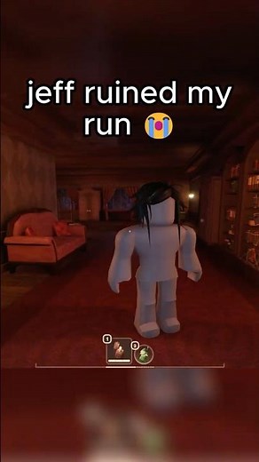 jeff the killer ruined my doors run 😭 #roblox #animation #memes #doors