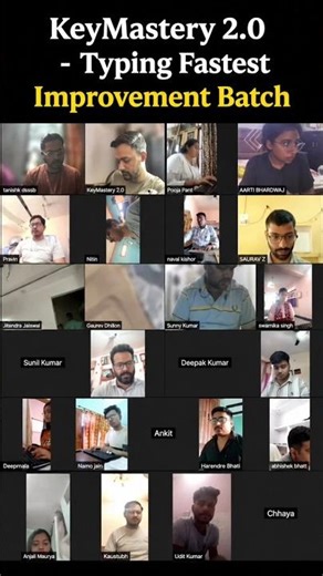 India’s #1 Typing Class 🚀 See Real Student Practice