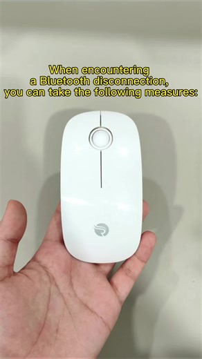 When encountering a Bluetooth disconnection, you can take the following measures:#macmouse #magicmouse #BluetoothMouse #Laptopmouse #ipadmouse