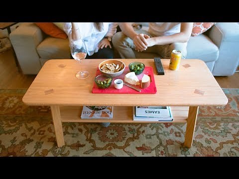 Making a Red Oak Coffee Table with Shaper Origin