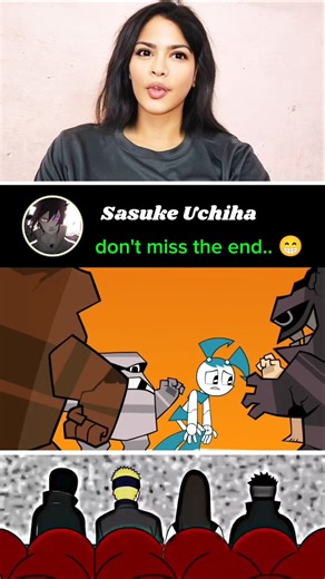 Naruto squad reaction on robot girl😁😁😁