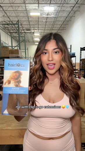 me with clip-n-go extensions 😛🩵