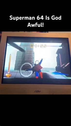 Superman 64 Is Terrible! #nintendo64 #retrogames #retro #shorts