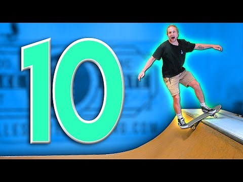 10 EASIEST MINI RAMP SKATEBOARD TRICKS FOR BEGINNERS!