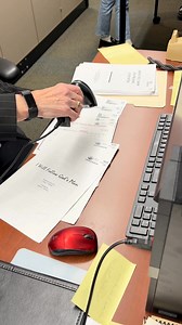 Did you know each section in the Choir has two librarians who help collect and organize the music? 🎶 Once the sheet music is returned, every page is scanned and checked before being filed away—ready for the next performance. Drop a 💙 in the comments for our amazing librarians. | The Tabernacle Choir at Temple Square