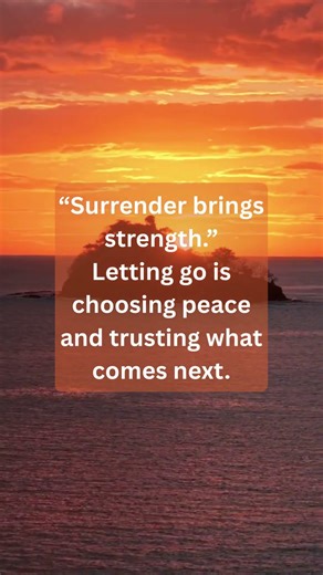 Surrender Strength | Letting Go for Inner Peace