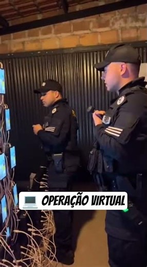 A place full of cell phones and computers used to generate fake engagement #bope #police #operation