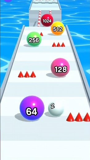 Fast MAGIC BALL RUN 2048 // Gameplay Walktrough Android iOS