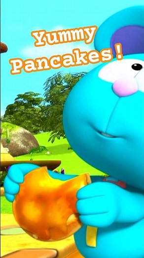 Pancake Day! 🥞 Help Big Bear Cook & Share 🫐 Cartoon for Kids