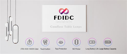 Rechargeable Cordless Table lamps: T106C Cordless Table Lamp