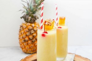 Transport Yourself to Disney with this Pineapple Dole Whip Slushy Cocktail
