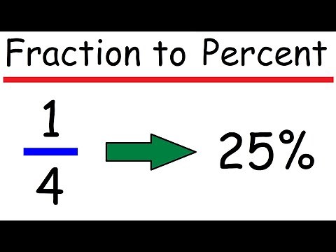 Converting Fractions to Percents - Math