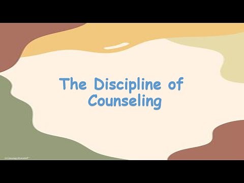 Lesson 1 Discipline in Applied Social Sciences (Definition and Goals of Counseling)